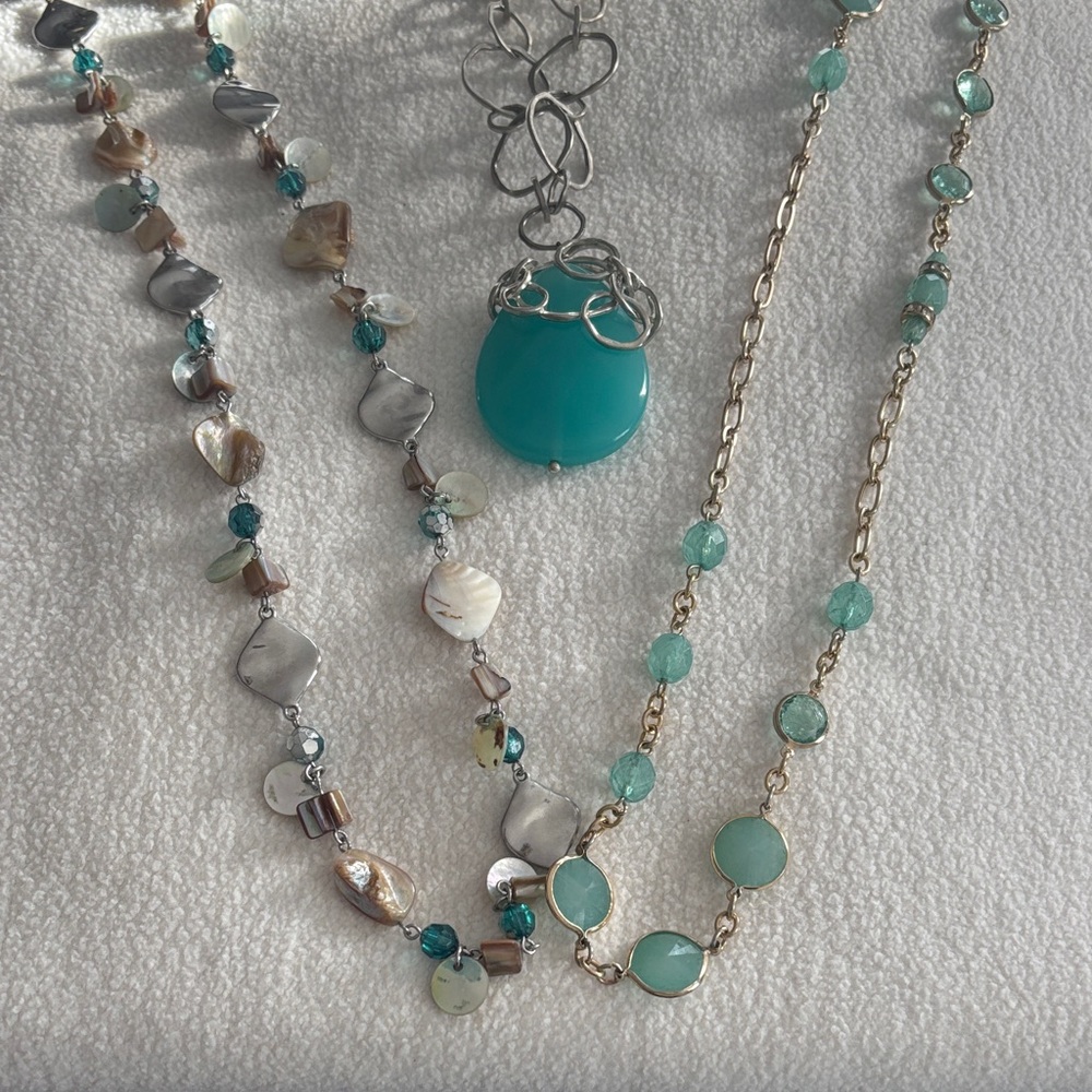 Elegant Multi-Color Necklace Set from Lia Sophia And Ann Taylor